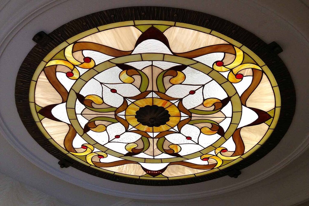 Stained glass ceilings