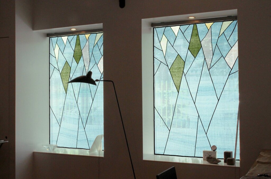 Stained glass curtains