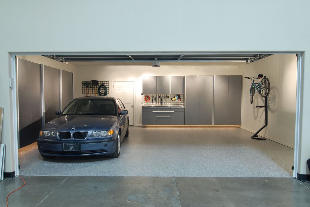 Interior finishing of the garage