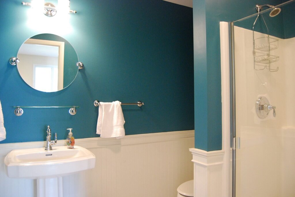 Water-based paint for the bathroom