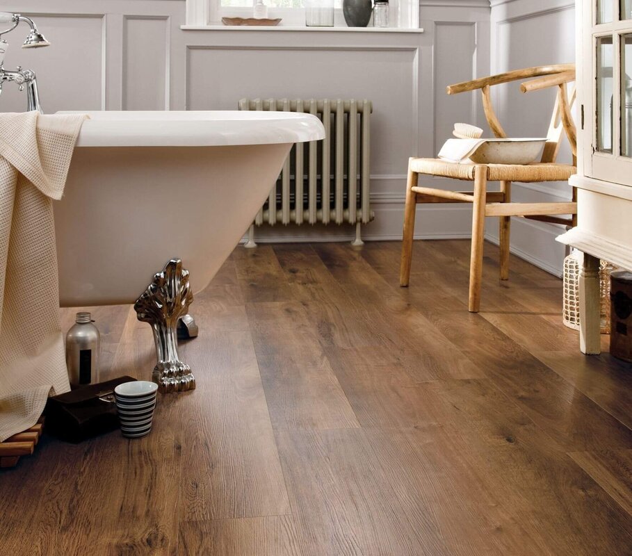 Waterproof laminate for the bathroom