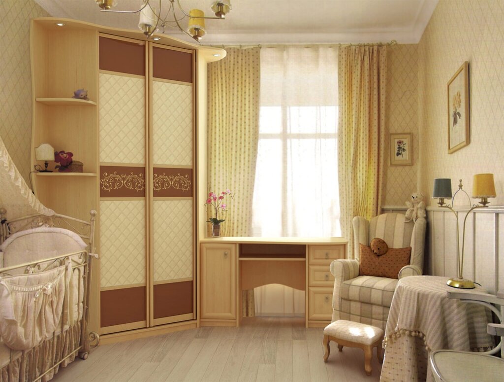 Built-in furniture for the children's room