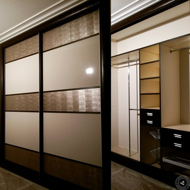 Built-in closet in the hallway