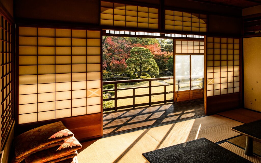 Japanese shoji doors