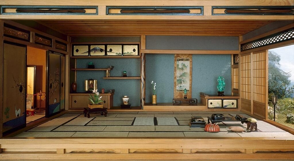 Japanese house from the inside