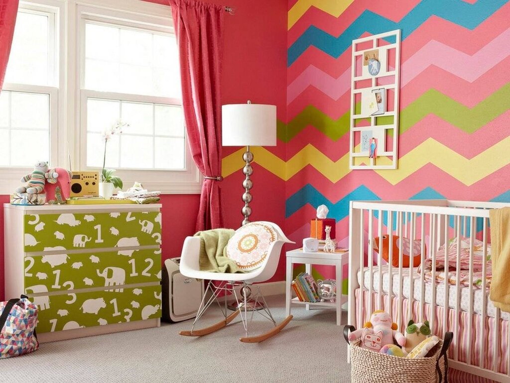 Bright wallpaper for the children's room