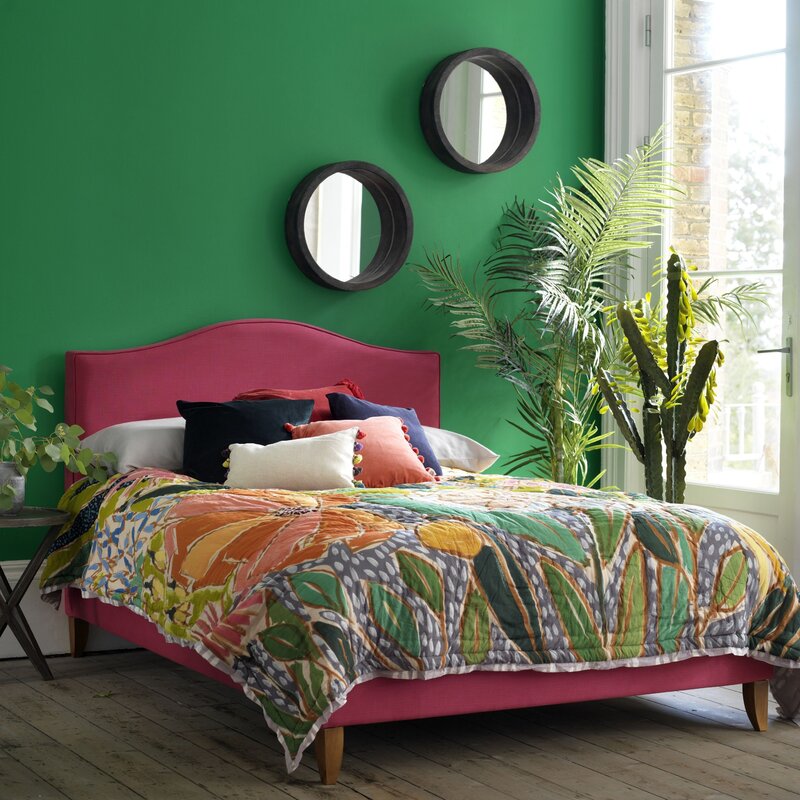 Bright bedroom interior