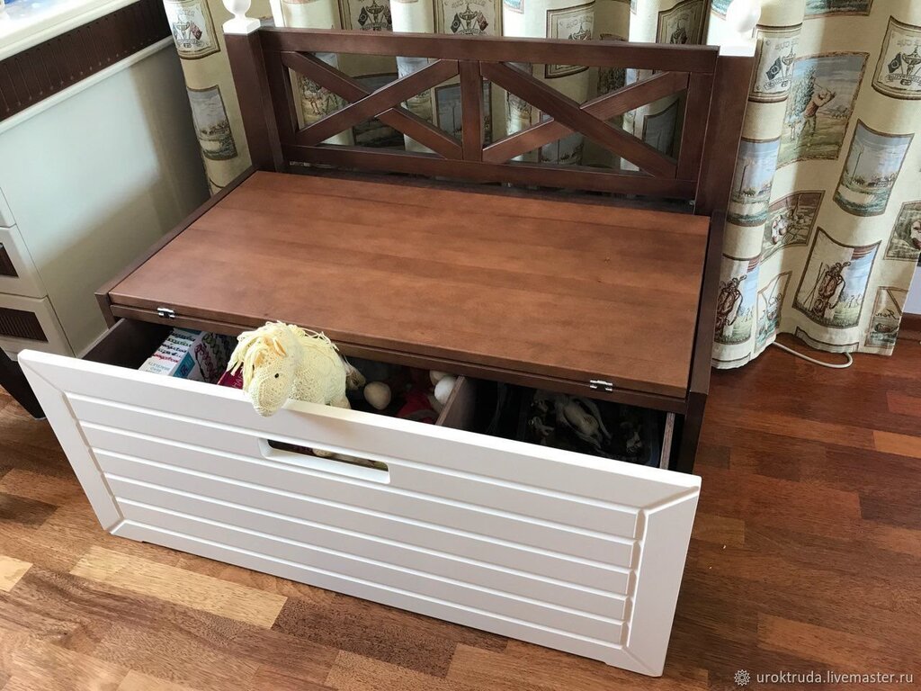 A storage box for the balcony