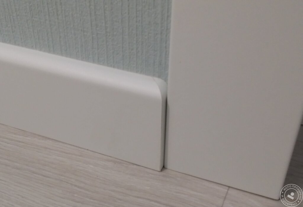 Euro-cut MDF baseboard