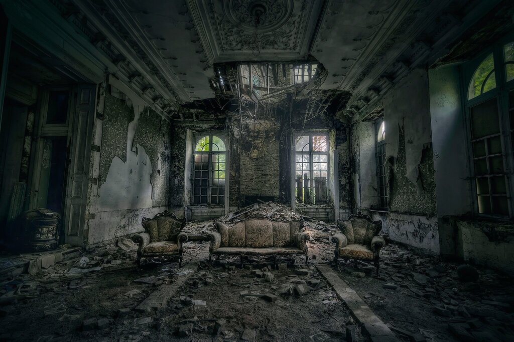 Abandoned Halsey Hall Castle