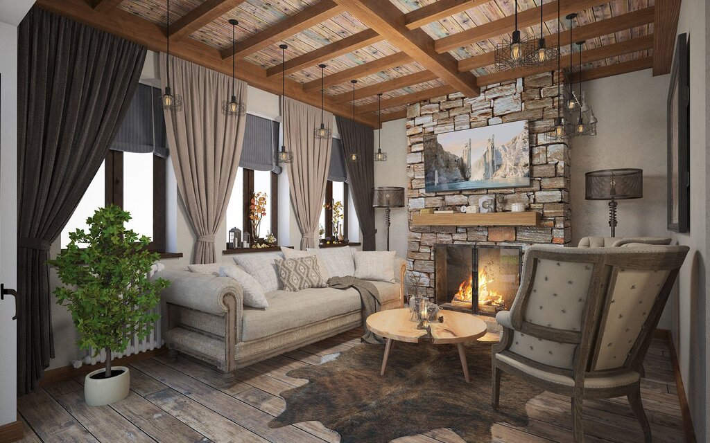 Country house in chalet style