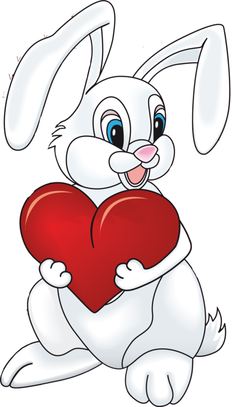 Bunny with a heart pictures