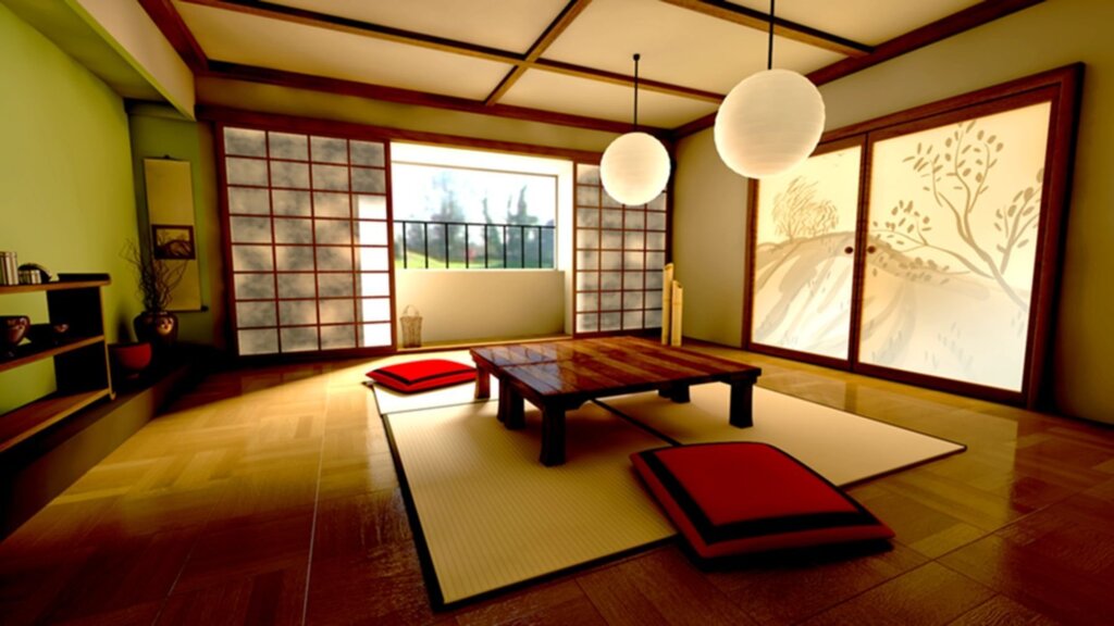 A hall in Japanese style