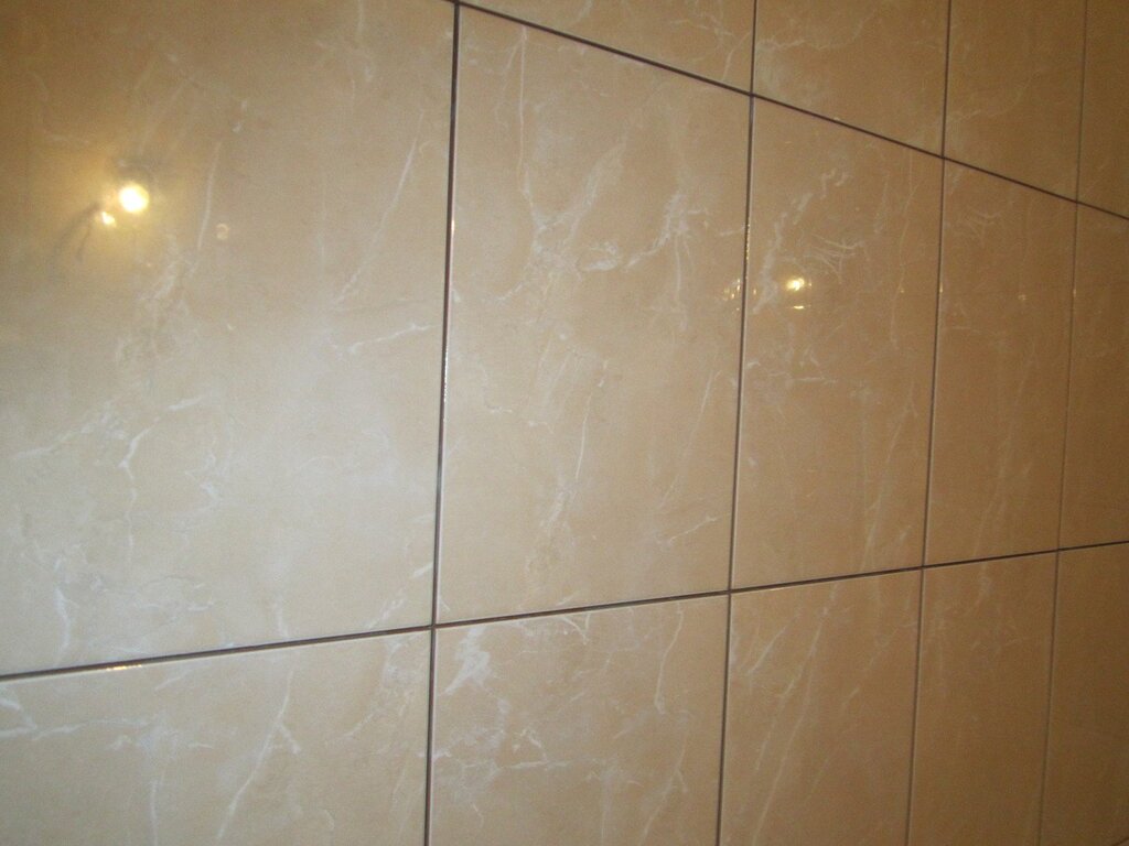 Grout for beige tiles