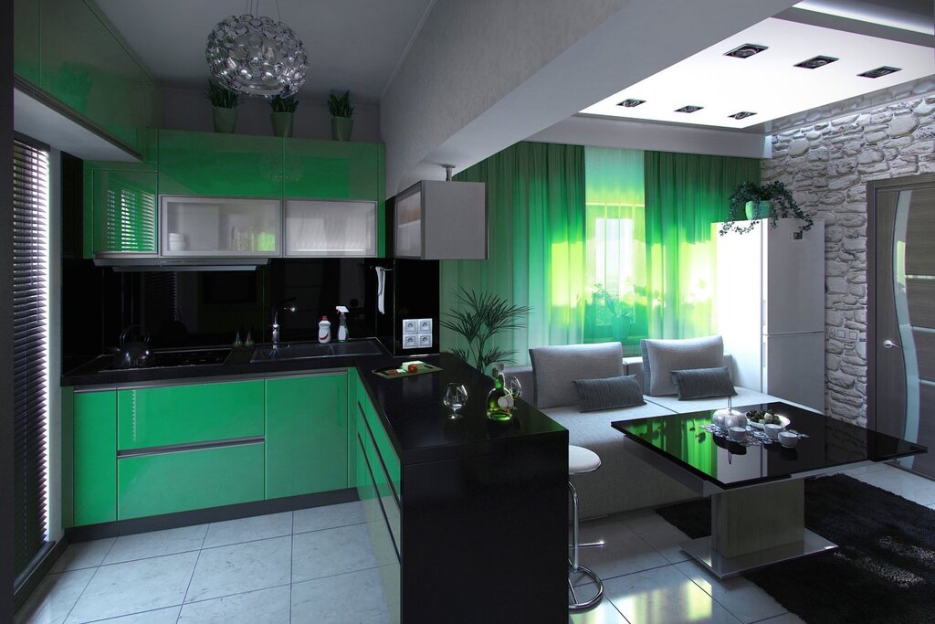 Green kitchen