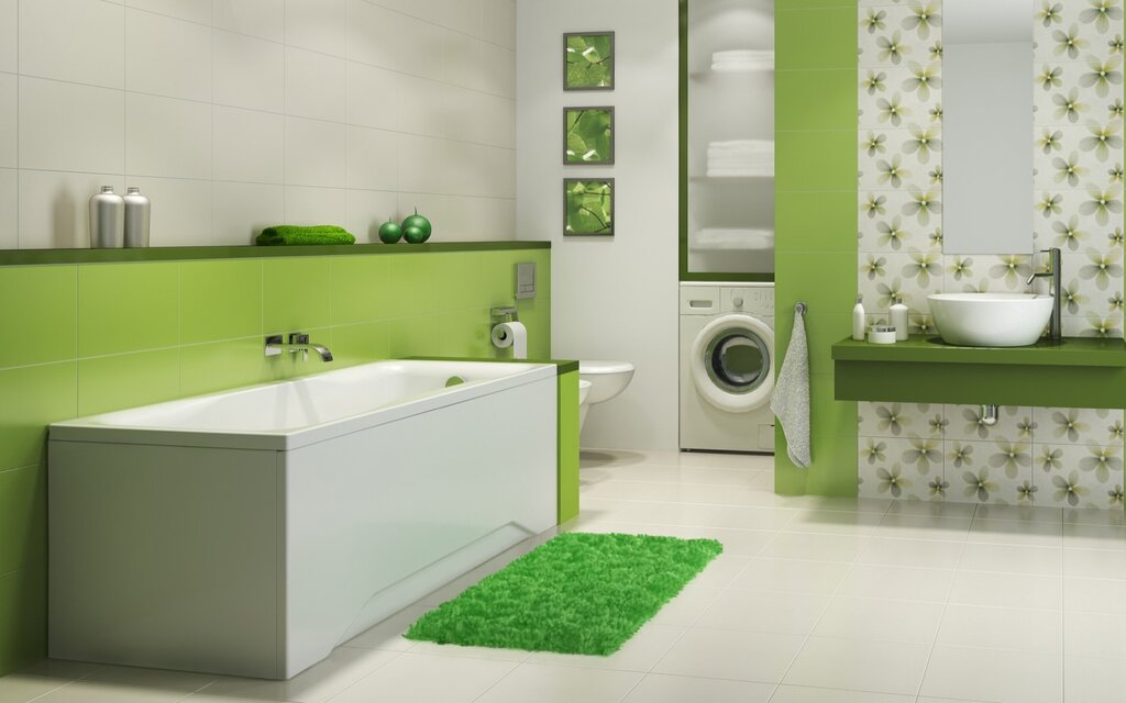 Green tile