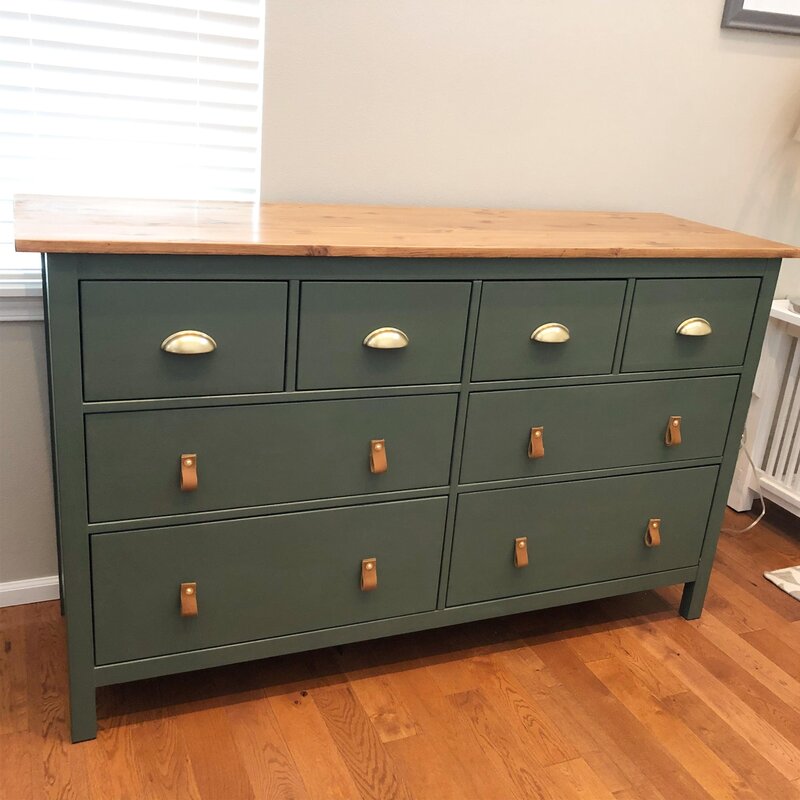 Green IKEA dresser