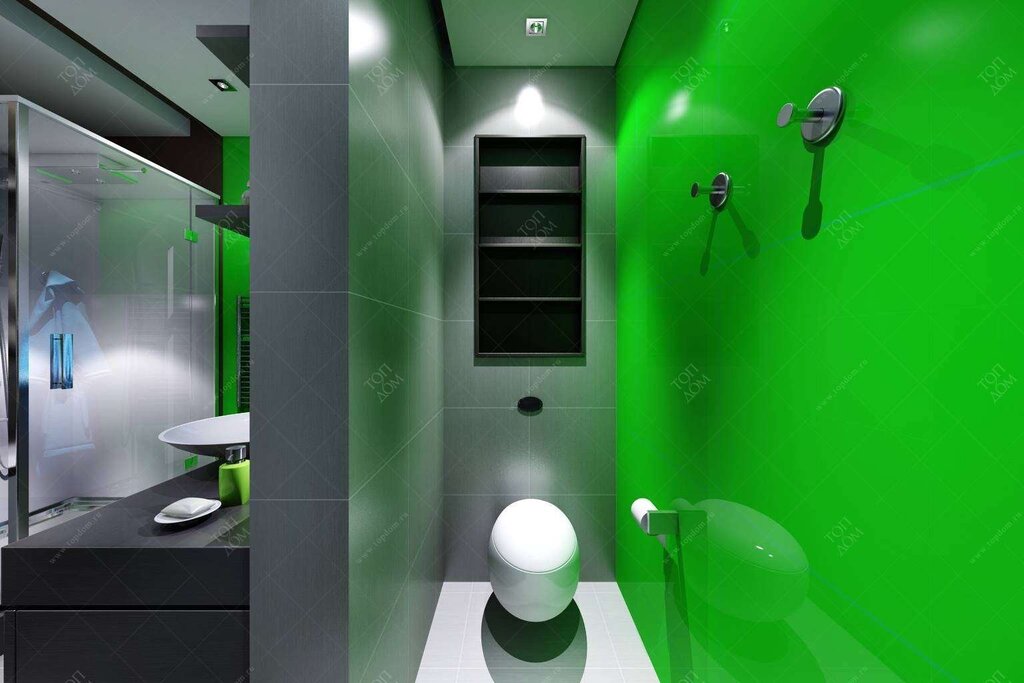 Green toilet