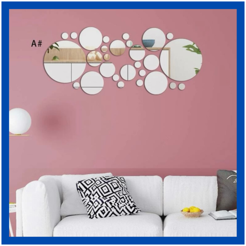 Mirror wall stickers