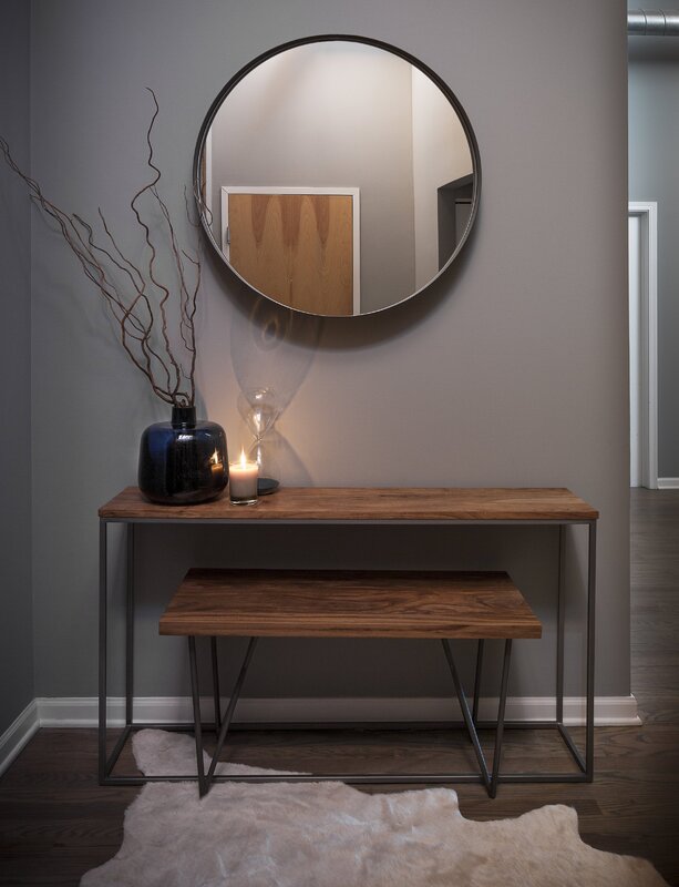 Loft mirror for the hallway