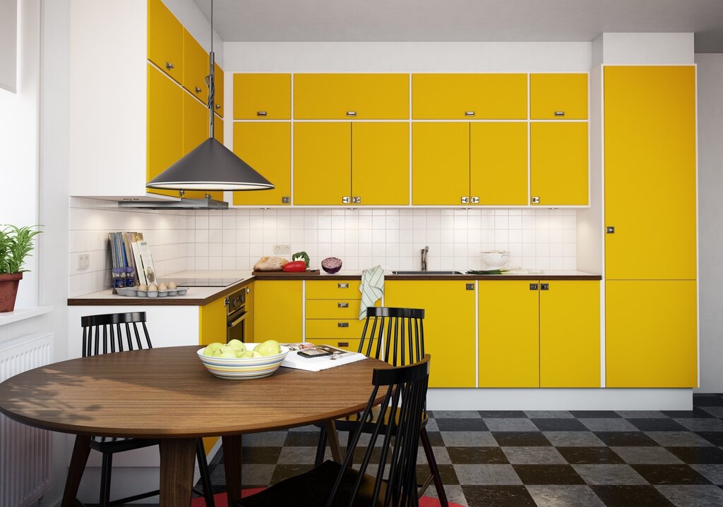 Yellow tile