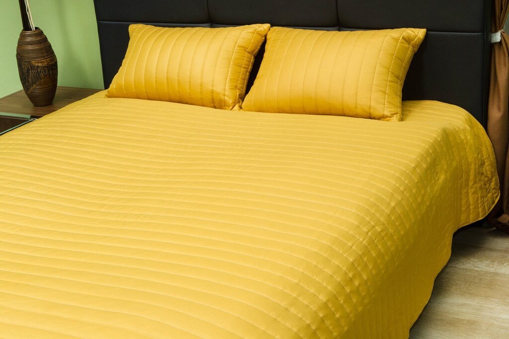 Yellow bedspread