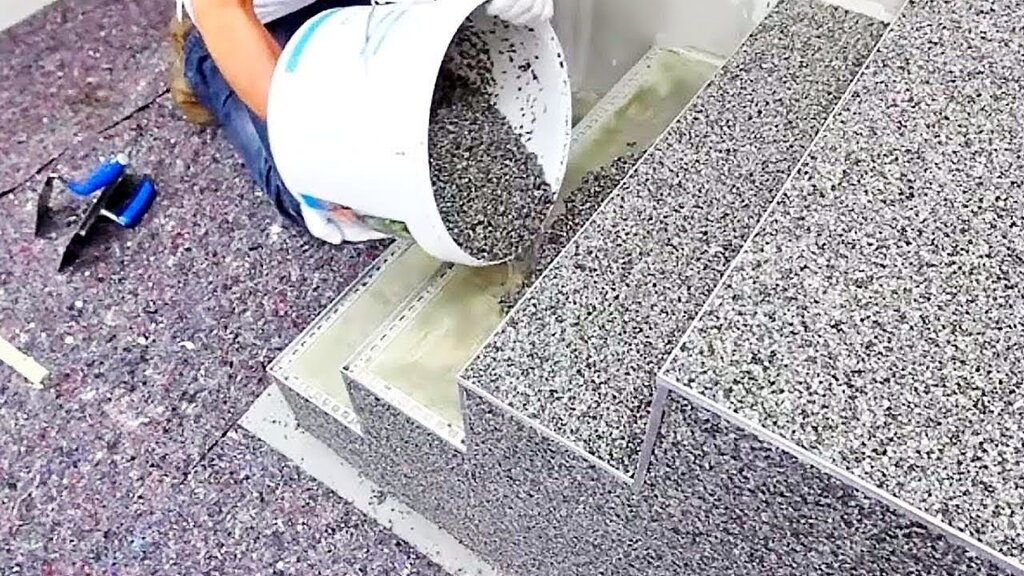 Liquid stone for flooring