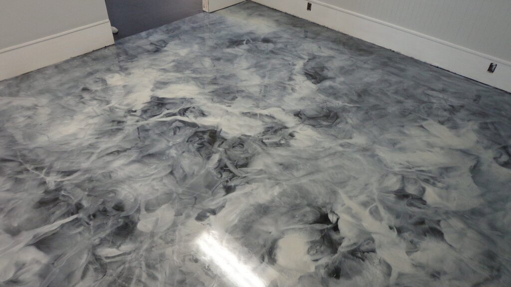 Liquid marble for flooring