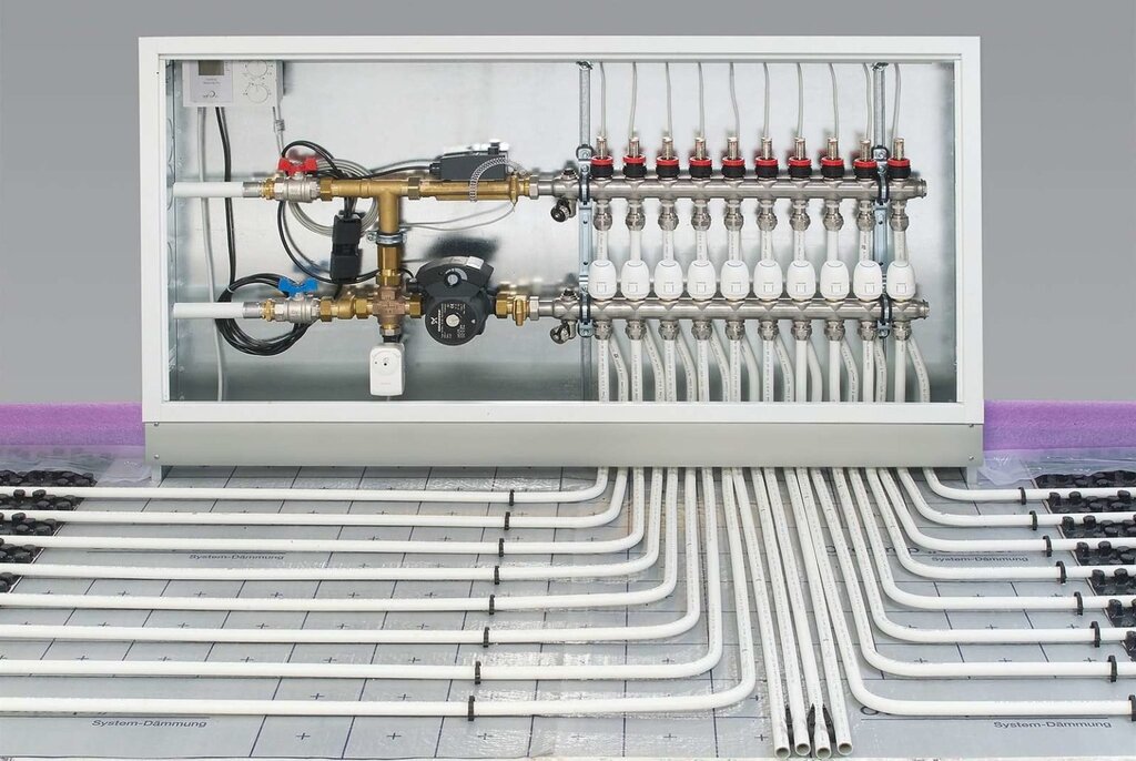 Liquid underfloor heating