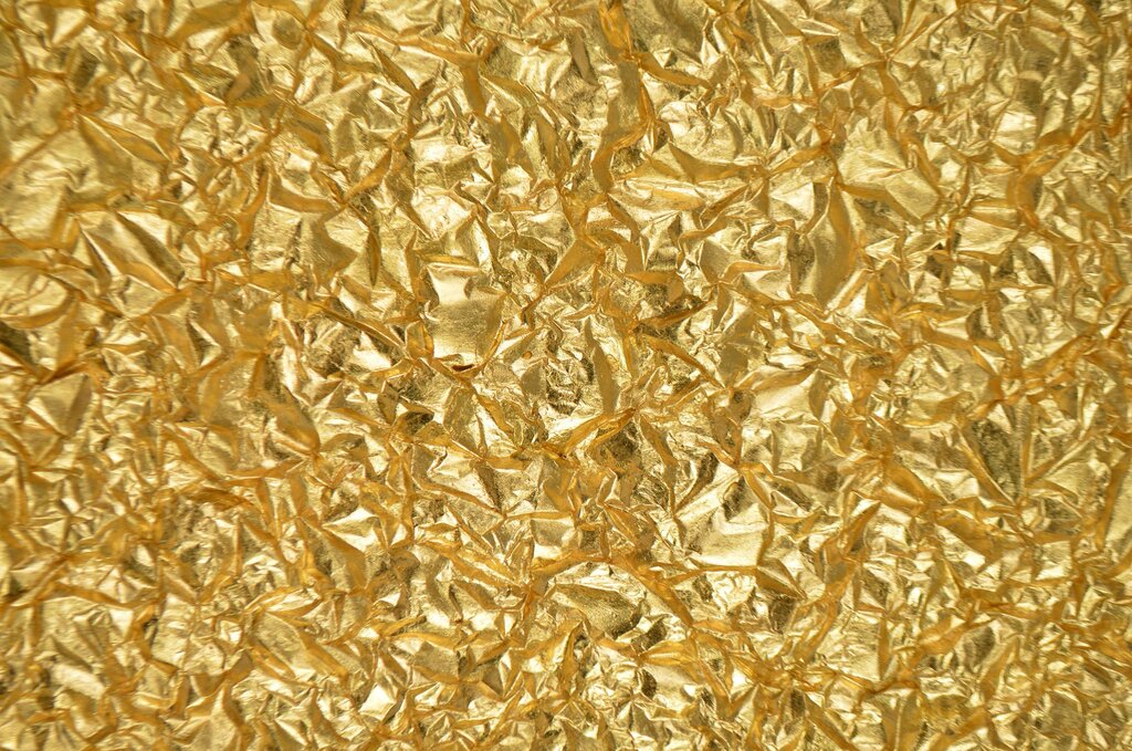 Golden paper for decoration