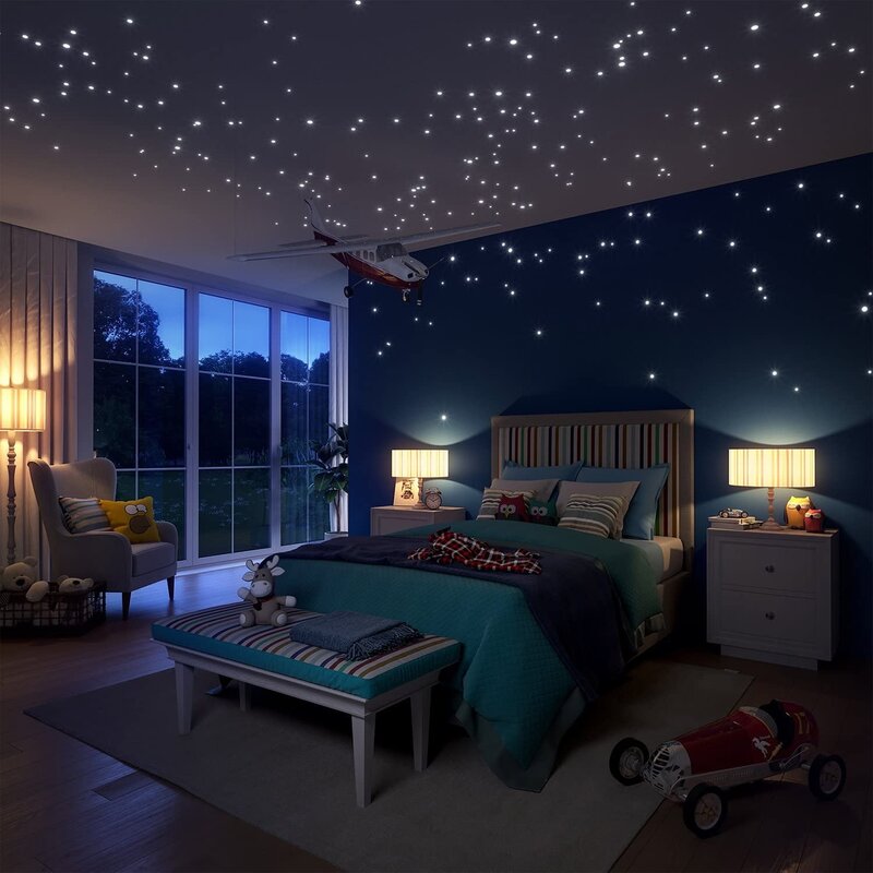 The starry sky in the children's room 33 фото